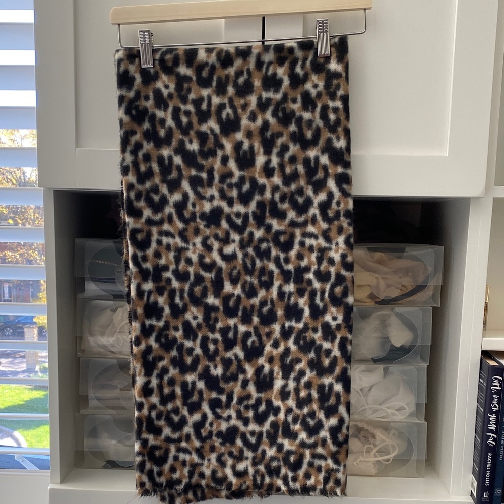 Leopard Print Women's Scarf